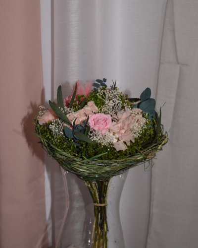Ramo preservado garden rosa
