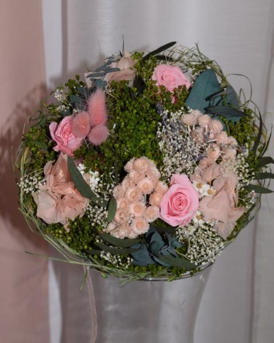Ramo preservado garden rosa