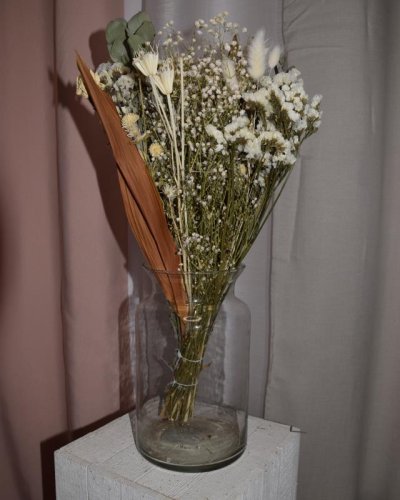 Bouquet  trade blanco preservado