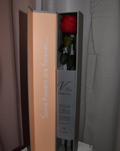 Rosa Preservada Premium box decorativo