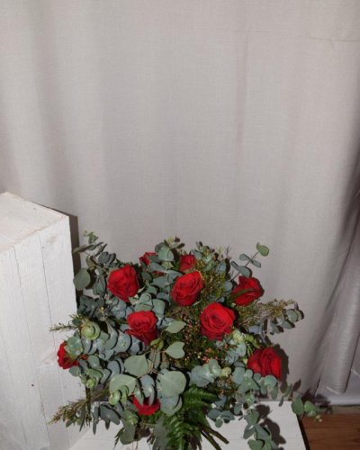 Ramo De 9 Rosas Rojas