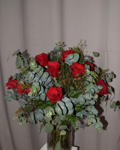 Ramo De 12 Rosas Rojas