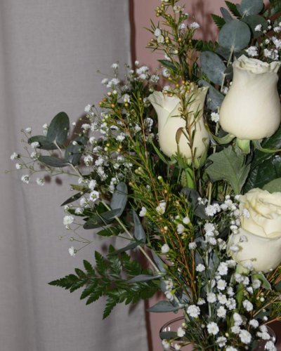 Ramo De 3 Rosas Blancas