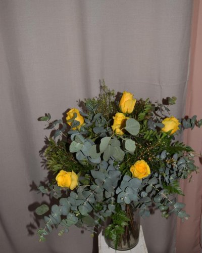 Ramo De 6 Rosas Amarillas