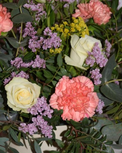 Caja con flores especiales