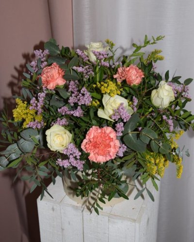 Caja con flores especiales