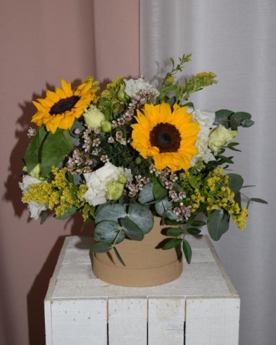 Caja primaveral sunflowers