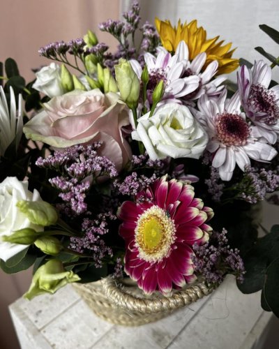 Cesta petit Baby gerbera