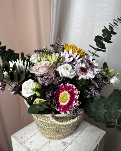Cesta petit Baby gerbera